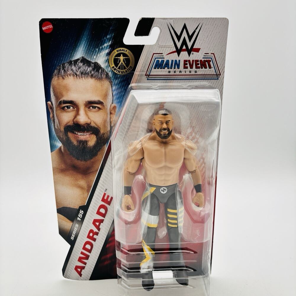 New Mattel WWE Andrade Action Figure Main Event Series #155 NEW Sealed
